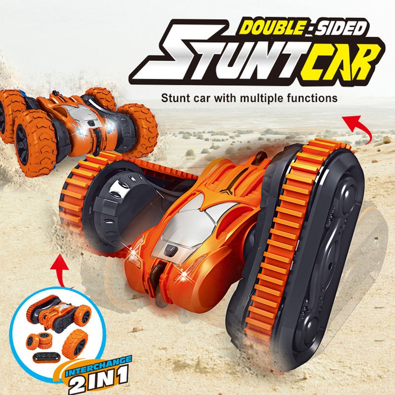 2‑In1 Double Sided 2.4G Remote Control Stunt Car Model 360