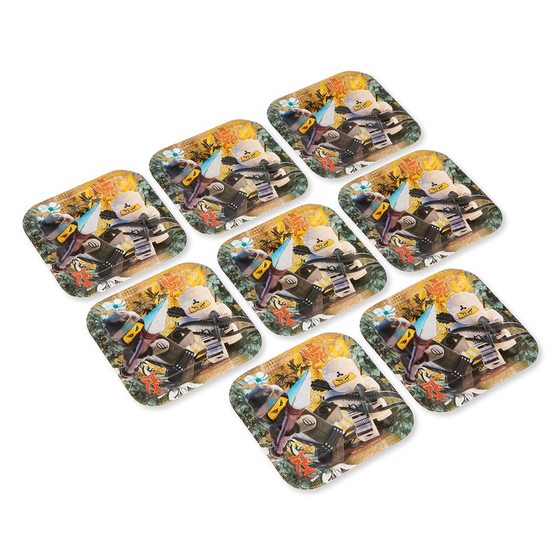 American Greetings Ninjago Paper Dessert Plates, 8-Count