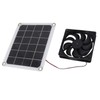 10W Solar Panel Exhaust Fan Waterproof Solar Powered Attic Ventilator