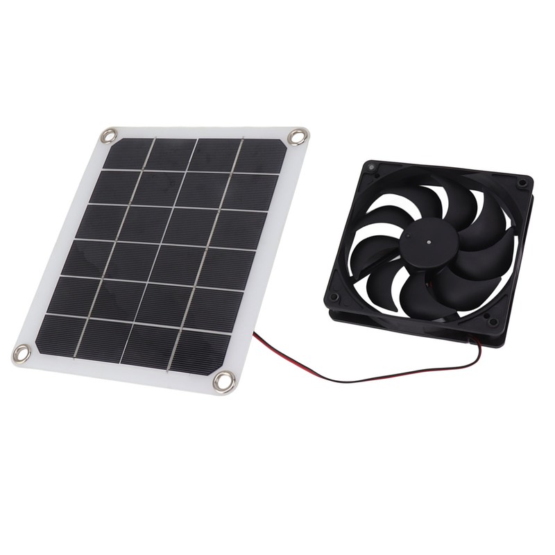 10W Solar Panel Exhaust Fan Waterproof Solar Powered Attic Ventilator