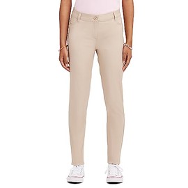 IZOD womens Uniform Stretch Jegging Leggings, Khaki, Small US