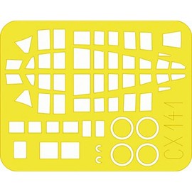 Eduard Accessories – CX141 Model-Making Accessory Ki 46 Ii Dinah for Hasegawa Kit