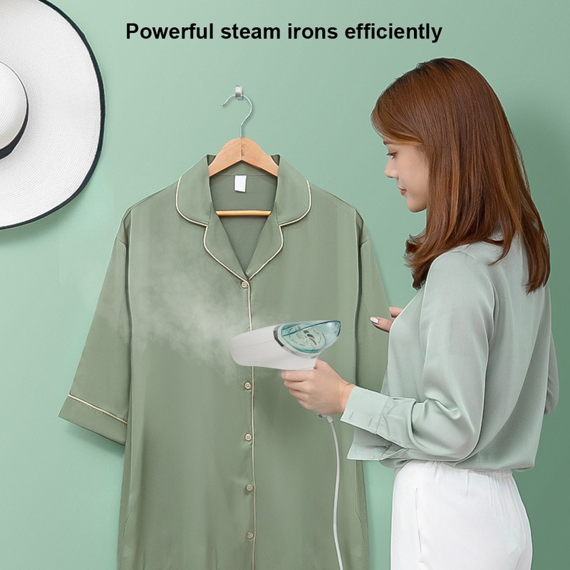 1000W Electric Steamers Folding Portable Household Garment Clothes Steamers White