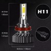 SHENKENUO H11 9005 Combo LED Headlight Hi/Lo Bulbs for 2012-2018