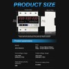 Multifunctional Microcontroller Based 3P Voltage Protector Digital Display Voltage Meter