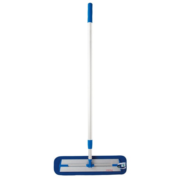 Eoct (E.oct) MQ Duotex Climate Smart 99% Bacteria Removal Scandinavian Commercial Heavy Duty Microfiber Mop Set, Width 18.5 inches (47 cm), Telescopic (100-180 cm) for Floor, Window, Wall, Ceiling Cleaning