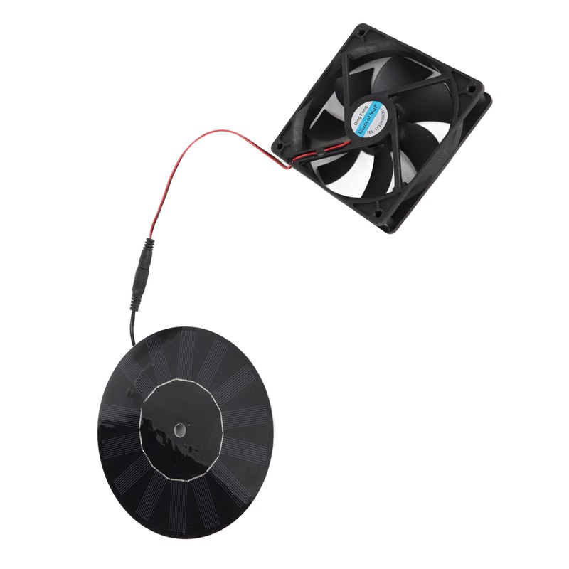 10W Solar Powered Exhaust Fan Monocrystalline Silicon Solar Panel Fan
