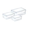 Tescoma 0.2/0.5/1.0 Litre 3-Piece Rectangular Container Fresh Box