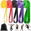 Bandas de Resistencia, 5Pack Banda elástica Deportiva, Correas de Asistencia
