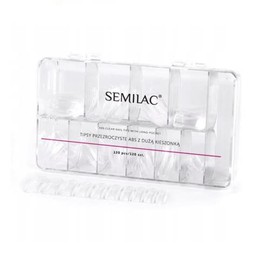 Semilac Tips Box Clear 120 Pieces