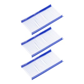 sourcing map 3000pcs Standard Tagging Gun Fasteners 50mm Tagging Barbs Pins PP Plastic Tag for Price Tagging Gun, Clothing Tags Gun Attachments for Garment Bag Fabric, Blue