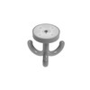 Gedotec Children's Swivel Coat Hook, Triple Hook, Rotatable Plastic, RAL