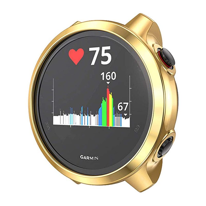 Gatuida 2pcs Electroplated Protective Cover for Smartwatch Flexible TPU Case