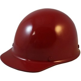 MSA Skullgard Cap Style Hard Hat - Custom Painted Maroon - Swing