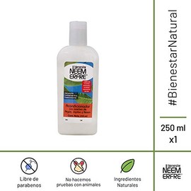 Acondicionador Natural Vegano- Sin Quimicos Sales Parabenos Petrolatos- Anti Frizz- Con Aceites De Argan Jojoba y Neem - bienestar NEEM ERFRE (Individual)