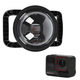 SHOOT Dome Port Waterproof Housing Protective Case for Insta360 Ace Pro 2, 30M/98FT Water Resistant Underwater Housing with Dual Handheld Handle for Insta360 Ace Pro 2 Action Camera