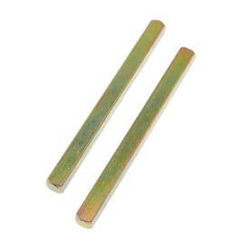 Maxmoral 2PCS Door Handle Metal Spindle Rod Straight Handle Spindle 3.93 Inch Door Handle Bar Part Door Lock Replacement Part Lock Accessories