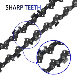 Opuladuo 2PC 8 Inch Pole Saw Chain for KOBALT 506891 / KPS 80-06 / KPS 80-07 / KPS 80-08 Polesaw, 8" Replacement Chain for KPS 80-08 Pole Saws