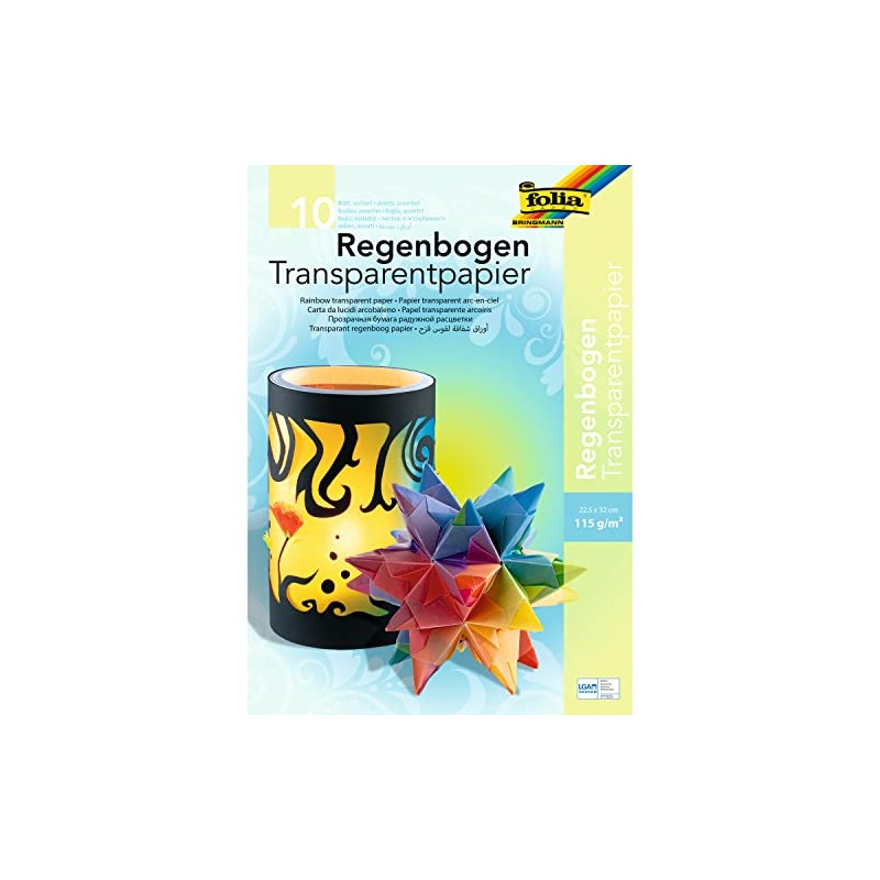 Rainbow Transparent Paper