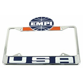 License Plate Frame, with EMPI Logo, Front, Compatible with Dune Buggy