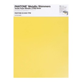 Pantone Metallic Shimmer TPM, 8.5x11 Inch Sheet, 20-0045 Limoncello