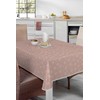 BEAUTEX Oilcloth Tablecloth Wipe Clean Non-Slip with Piping Band Square
