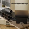Fenge Dual Monitor Stand, 2-Tier Corner Monitor Riser with Drawer