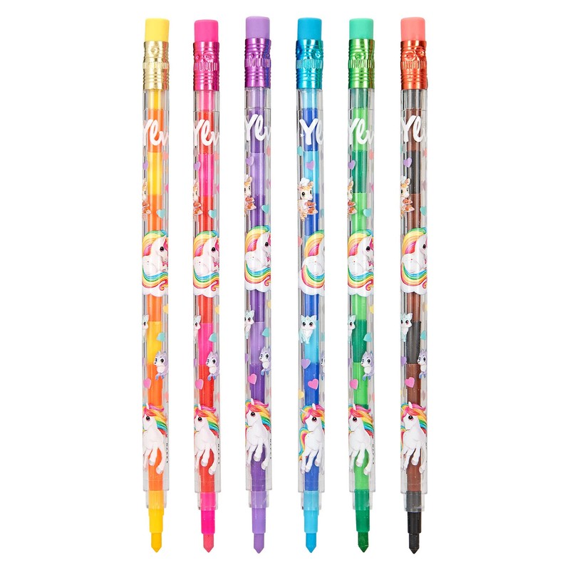 Depesche 12279 Ylvi Colour Twinnies Colouring Pencils, 6 Coloured Pencils