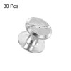 sourcing map 30set M4 x 6mm Chicago Screw Metal Slotted