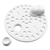 Generic 6-1/2 Inch Plastic Floor Drain Cover with Drain Ports,