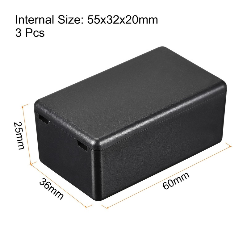 sourcing map Dustproof Mini Junction Box 60 x 36 x