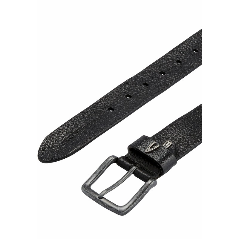 camel active Men's Leather Belt, black