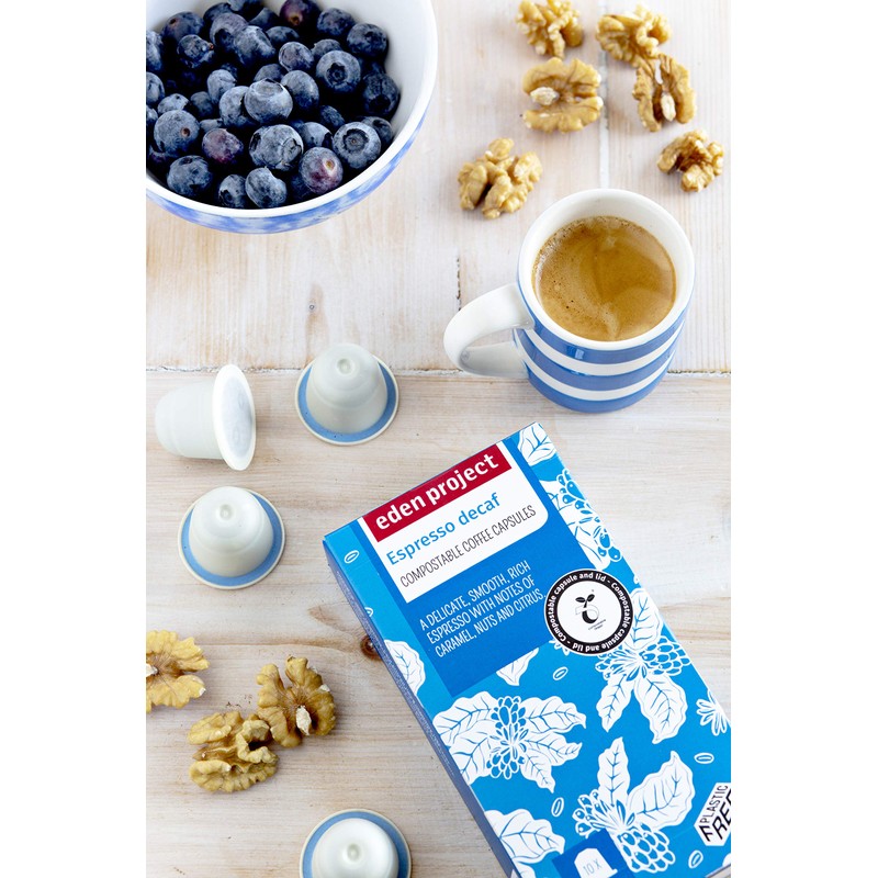 60 Eden Project Plastic Free Nespresso Compatible "Rainbow" Coffee Capsules.
