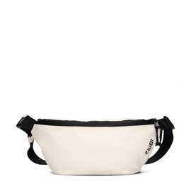 Zwei Unisex Cargo CAH55 Waist Bag 2 Litres (34 x 15 cm) Waterproof Durable Hydroflex Women's Men's Crossbody Bag with Adjustable Strap with Click Closure, off-white, Modern