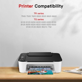 PGI-280XXL/CLI-281XXL for Canon Ink 280 281 Replacement for Canon TR8620 Ink Cartridges High Page Yield Work for PIXMA TR8620 TR8620A TR7520 TS8220 TS6120, 6 Pack PGBK/PB/Black/Cyan/Magenta/Yellow