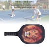 LEIJIAER Pickleball Paddle Set Carbon Fiber Face Racket with 2Pcs
