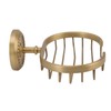 Soap Dish Wall Mounted Twisted Pattern Soap Holder Copper Stainless