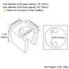 Angle Simple Shower Head Holder, Brass Shower Wand Bracket, Handheld