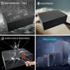 Heyiarbeit 5Pcs 3.35"x1.97"x 0.83" ABS Black Dustproof Electronic Junction Box