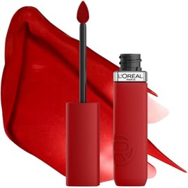 L’Oréal Paris Infaillible Le Matte Resistance Labial Líquido de Larga Duración por 16H, a Prueba de Agua, Color Intenso, con Ácido Hialurónico, Tono T