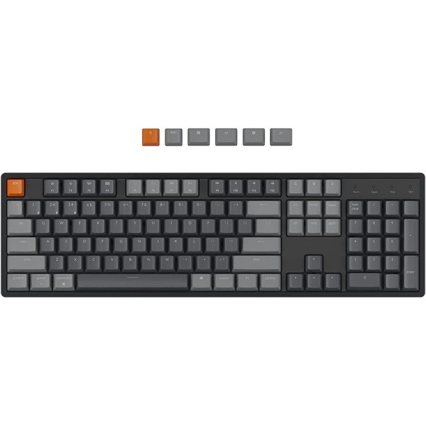 Keychron K10 Full Size Wireless Gaming Mechanical Keyboard, 104 Keys