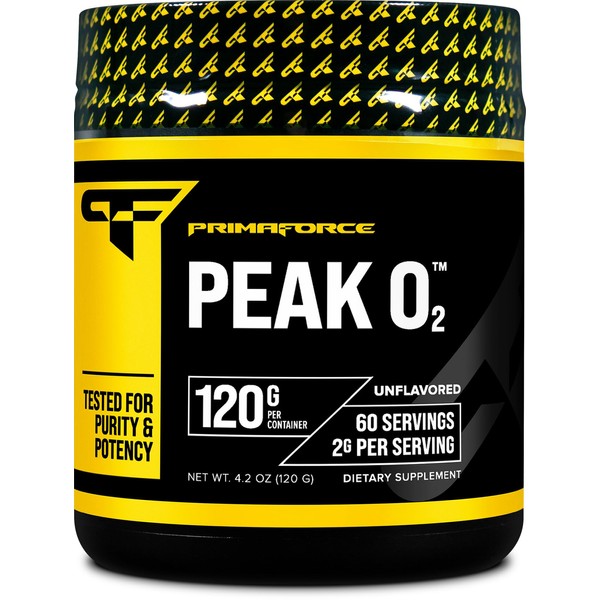 PrimaForce Peak O2 Workout Supplement, 120 grams - Proprietary Blend,