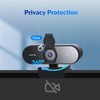 NEWORK 4k Webcam, UHD Webcam 1080P@60FPS, PDAF+CDAF Autofocus, Privacy Cover,