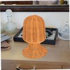 VICASKY Rattan Woven Hat Display Stand Elegant Decorative Holder for