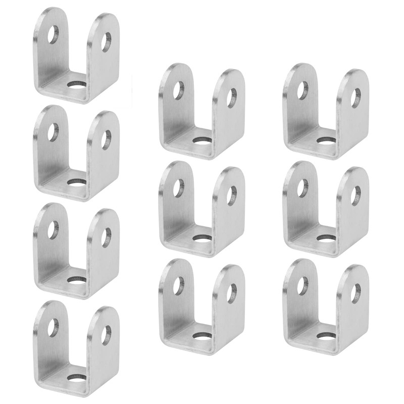 GBGS 10 Pcs U Bracket for 1-1/4" Panels,Bracket Stamped 304