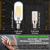 Hylroe 12V E12 LED Candelabra Bulb 40Watt Equivalent Warm White