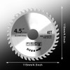 4.5" Angle Grinder Circular Saw Blade 40 Teeth Woodworking Saws