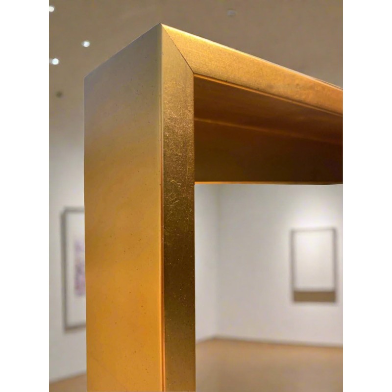 Gold Floater Frame for 1.5" Deep Canvas, (multiple sizes) (12x24")