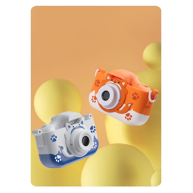 Children Kids Cartoon Fox Mini Digital Camera 40MP HD Dual