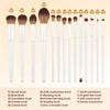 NEUTYPECHIC 14-Piece Professional Makeup Brush Set, Eyeshadow Brush Set, Long-Handled